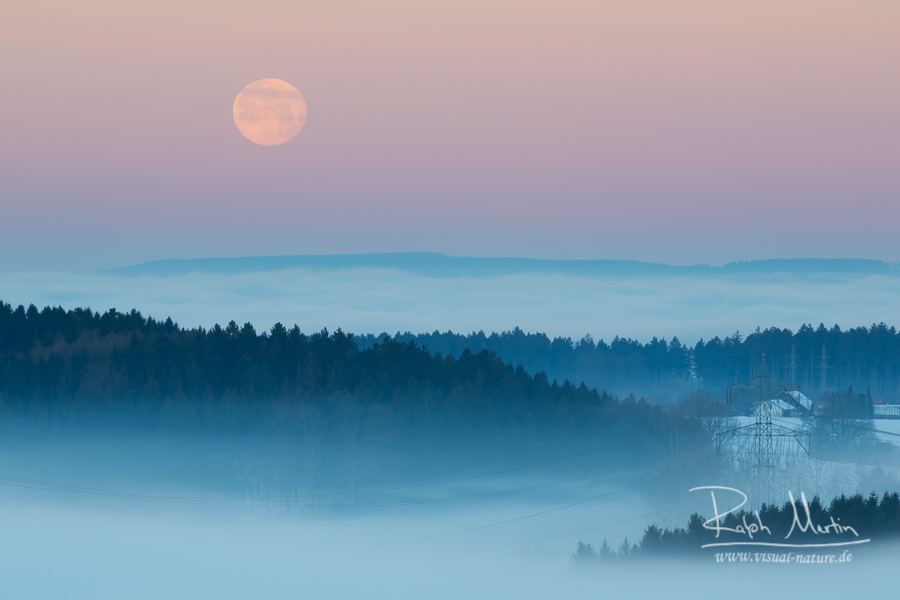 Moonset, Germany